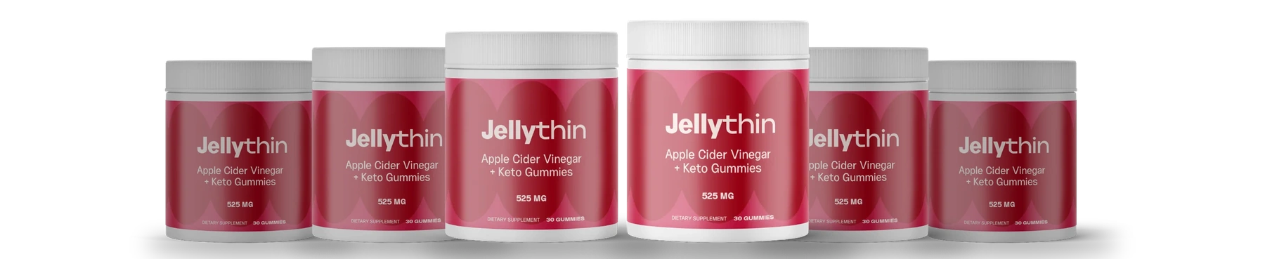 6 Jars of JellyThin gummies